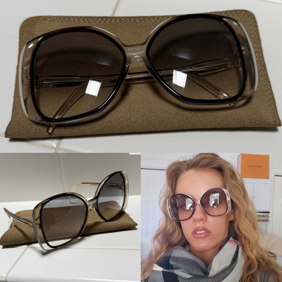 Nina Ricci Accessories - NEW! Nina Ricci Oversized Ombre Sunglasses - Made in France